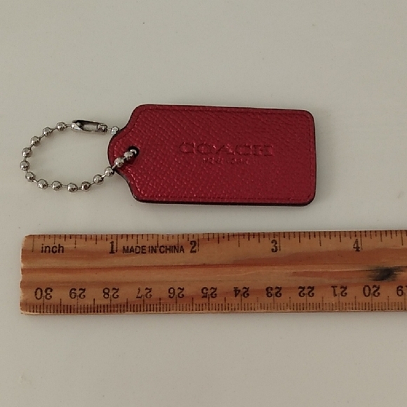 Bundle of 3 Coach Bag Tag Purse Fob Key Holder - Picture 6 of 14